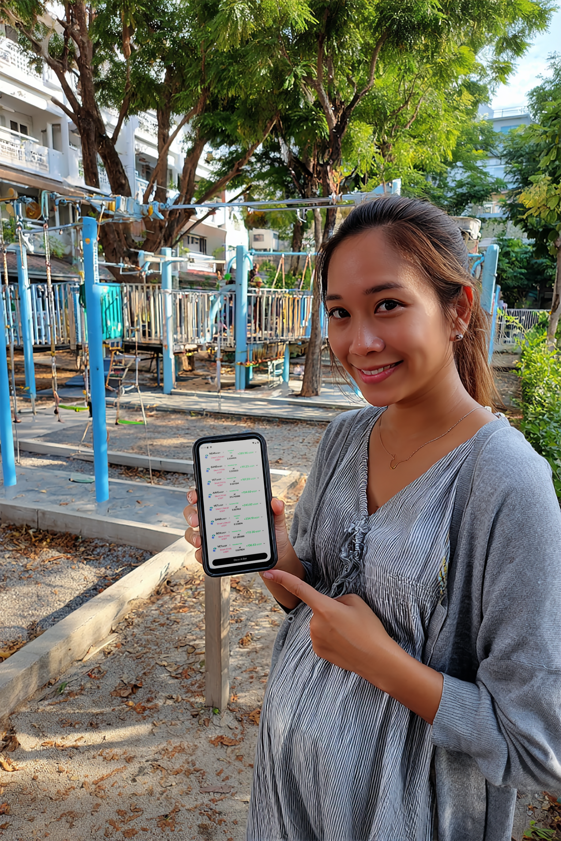หน้าจอ Google Meet เต็มห้อง